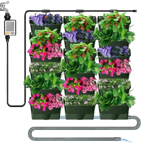 Vertical Living Wand-Pflanzgefäß mit Selbstbewässerungssystem für den Innen- und Außenbereich