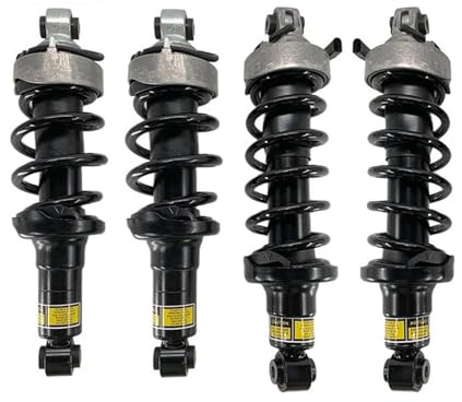 GYTTAK Sospensioni pneumatiche Montante Compatibile con R8 2007-2015 per Spyder 2010-2015 Auto Anteriore Posteriore Sospensioni Pneumatiche Ammortizzatori Struts 4 PZ 420412019AJ 420512019AL