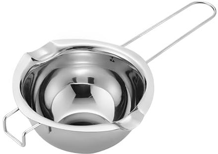 480ML Stainless Steel Double Boiler Universal Melting Pot for Melting Chocolate, Candy, Candle, Soap and Wax(304 Steel)