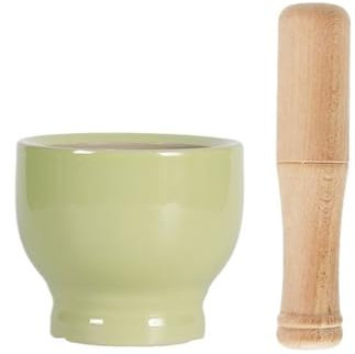 Prensas de ajo para el hogar, Cuenco de cerámica para machacar ajo, Herramientas de Cocina, práctico Recipiente para machacar, Recipiente para moler Especias, Juego de mortero y ma