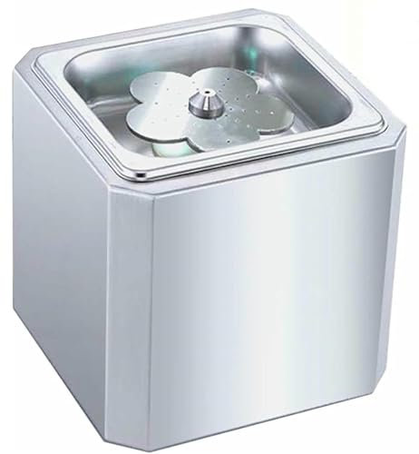 Macchina per ghiaccio secco in vetro con CO2, raffreddatore per bicchieri da birra, macchina per ghiaccio secco in acciaio inox, piccola macchina per bicchieri da 6 pezzi