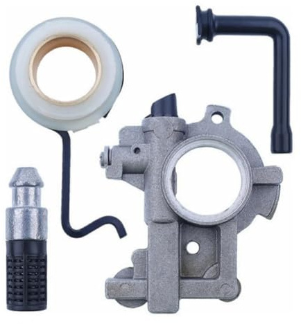 UYTGFO Compatible con motosierra Stihl MS660 066 MS650 065 MS 660 650 1122 640 3205, repuestos, bomba de aceite, engrasador, kit de engranaje helicoidal.