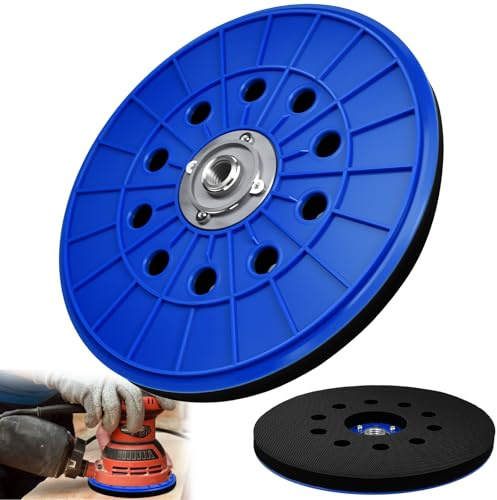 ZXBBTZ Plateau de ponçage M14 210 mm 10 trous pour ponceuse à cloisons sèches, compatible avec DWS225BT/DC/R & DS 200/210/900/920/930, disque abrasif en polypropylène pour ponceuse murale, ponceuse de