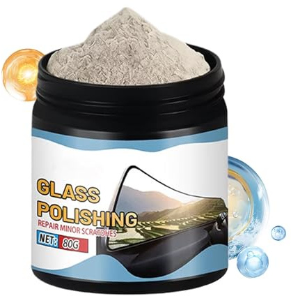 Glaspoleringssats 80 Gram Rengöringspulver Med