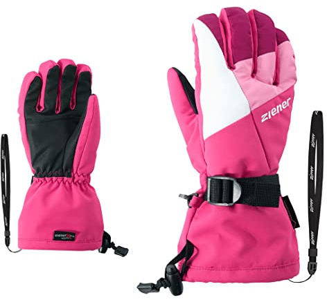 Ziener Lani GTX - Guanti da sci per bambini, colore: rosa, 4 (S)