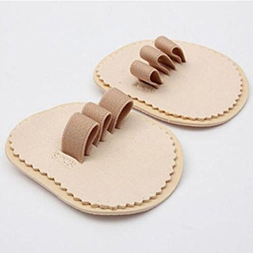Pedimend Gel Hammer Toe Crutch Straightener - 2 Pairs | Triple Toe Positioning Splints for Hammer Toes | Bunion Correction Soft Pad | Self Treatment | UNISEX | Foot Care
