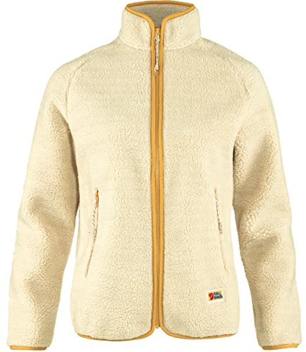 Fjallraven 84789 Vardag Pile Fleece W Giacca Donna Chalk White M