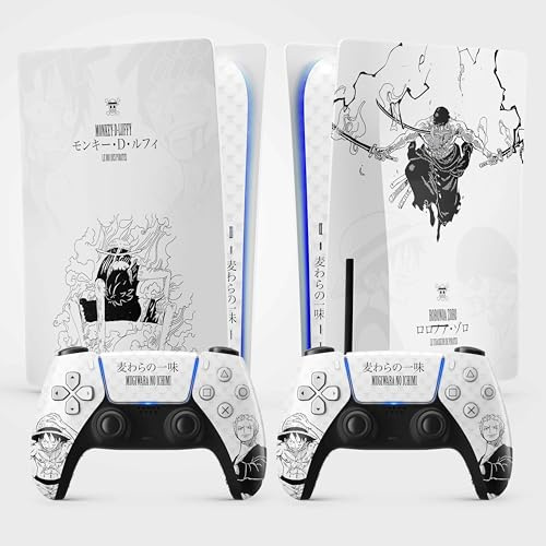 Adesivo per la PS5 GEAR 1, Adesivo per la PS5 MANGA, Console e controller, Edizione disco standard, skin GEAR 1 (2 controller)