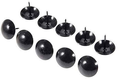 Punaises de meubles, punaises punaises 10 pièces de 25 mm noir clou intérieur rétro fer punaise goujons porte clou décoration matériel accessoires bijoux boîte en bois canapé porte attaches habituelle