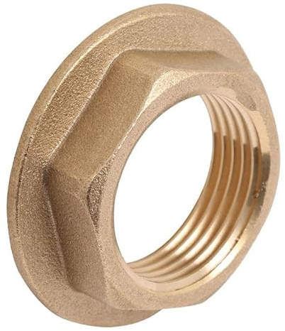 Tuerca trasera de latón con brida de 1 pulgada (conocida como tuerca trasera/tuerca de grifo/tuercas de fontanería/tuerca trasera de latón/tuerca trasera también disponible en 1/2 pulgadas, 3/4