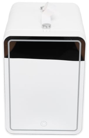 Qcwwy Frigo per Auto Piccolo Dispositivo di Raffreddamento più Caldo Mini Frigorifero Portatile per Automobile, Specchio per Dormitorio Auto Bevande Invernali Cosmetici più Caldi (01)