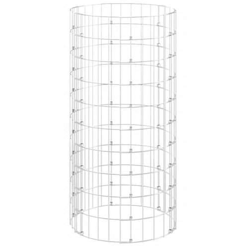 Compostador de jardín Ø50 x 100 cm acero galvanizado, 3115942