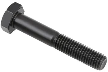 1Pc M14 demi-filetage noir extérieur vis à tête hexagonale vis à tête hexagonale externe boulons haute résistance en acier allié 12.9(M14x140-HT)
