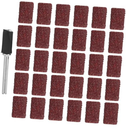 Holibanna 1juego Fundas De Lijadora De Tambor Accesorios De Pulido Para Rotativas Con Varilla De Para Lijado