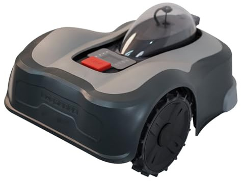 Tondeuse à gazon robot sans fil pour 1/4 acre – Efficacité 300 % plus élevée du chemin de tonte en forme de grille, tondeuse robotique automatique avec cartographie et recharge automatiques