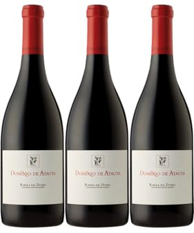 Pack 3 botellas Dominio de Atauta – Ribera del Duero D.O. – 100% Tinto Fino de viñedos prefiloxéricos centenarios – Crianza en barrica de roble francés – Envío gratis