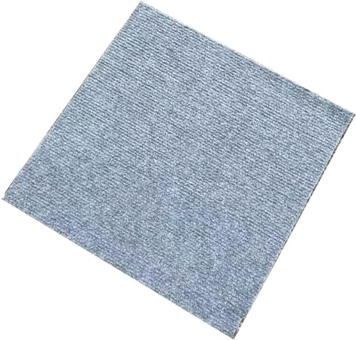 GPDNBIEU, Alfombra en losas autoadhesiva, Alfombra Cuadrada losetas, for Pisos, Bricolaje, de 12 * Pulgadas for Uso residencial y Comercial(Color1,10pcs)