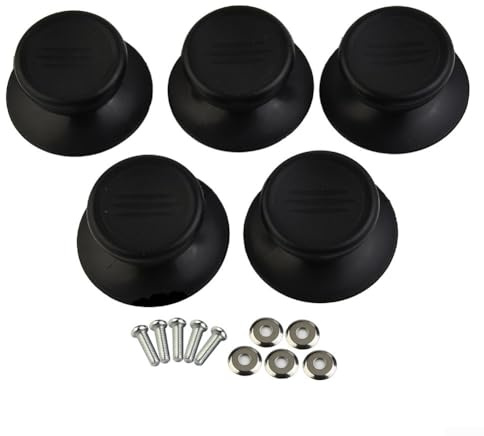 Lot de 5 poignées de couvercle de rechange pour casseroles et poêles - Boutons en plastique conçus pour soulever le couvercle des casseroles, des pots d'huile et des couvercles de poêle à frire