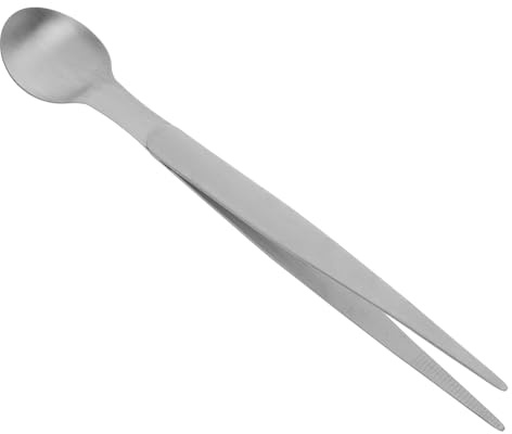 GALPADA Kleiner Probierlöffel aus Edelstahl 20,5cm Kompakt und Tragbar Küchen Geschmackslöffel für Hotel und Zuhause in Silber