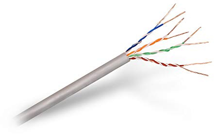 AISENS A133 – 0208 – Network cable RJ45 (Rigid, 100 M Reel for installation) Grey