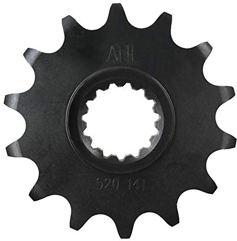 AHL Motocicleta Piñón Delantero Cadena 14 Dientes para 450 2009-2011/450 ie 2012-2016/450 ie Sixdays 2012-2016/450 R 2008/450 Racing 2003-2011/500 ie 2012-2016