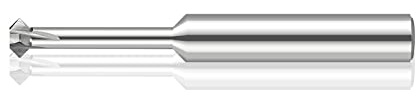 NUSHKI 90 Degree Front Back Deburrer Double Angular Chamfering Cutter Inner Chamfer,D4x16xD2.4xD4x50