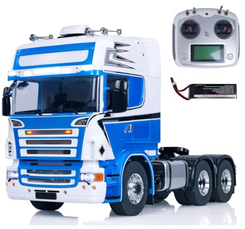 TOUCAN RC HOBBY 1/14 RC Tractor Truck 6x6 LESU chasis de metal RTR Control remoto Car DIY Modelos