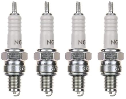 4x Zündkerze C7HSA – passend für AGM GMX 450, Fighter, Firejet, Adly Herchee, Aeon Cobra, China-Roller 4-Takt – Zündkerzen Set für Roller Motorrad