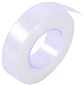 FILFEEL 1 Rotolo di Nastro Chirurgico Microporoso, Nastro in PE Medico Trasparente per Trucco - Materiale PE Medico 1,25 Cm X 4,5 M (L X L)