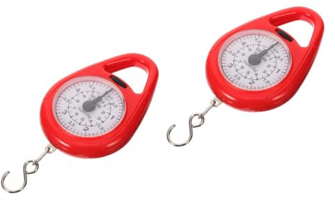 JECOMPRIS 2stücke Portable Luggage Scale Mini Handheld Wiegegerät Für Präzise Tragkraft Leicht Und Einfach Zu Bedienen Für Gepäck Und Einkauf