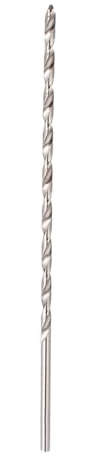 Tbest Spiralbohrer Holz, Lange Holzbohrer 4 mm, 5 mm und 8 mm, 200 mm je Stück, HSS Bohrer mit geradem Schaft für Holz, Aluminium, Kunststoff