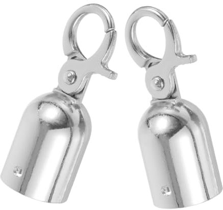 iplusmile 1 Set Seilendstopper Drahtverbinder Haken Metallendkappe Terrassenbeläge Seilbeschläge Kordelschlösser Metalldraht Endkappen Kordelendverschluss Seilendkappen