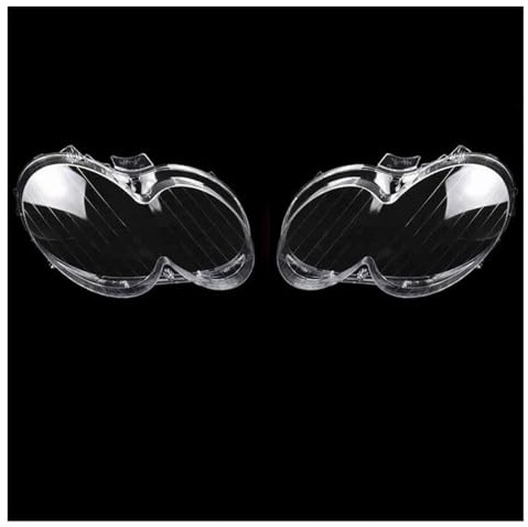 DZSQTUND Bloc Optique Pour Mercedes Pour Benz W209 Pour CLK 2 Portes (2003-2009) Paire Coques Phares En Verre Lentilles Phare Principal(Pair)