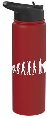 Garbage Man Evolution Bin City Cleaning Lovers Stainless Steel Insulated Water Bottle