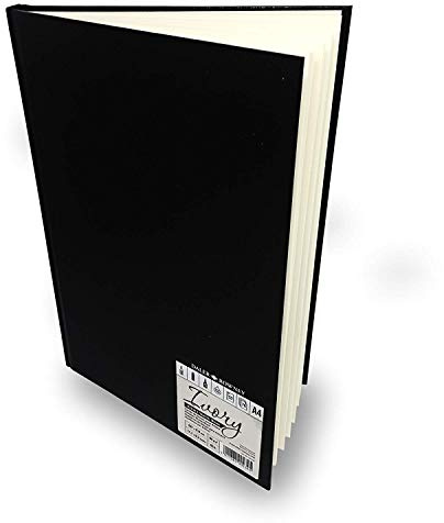 Daler Rowney „Ivory“, Skizzenbuch mit hartem Einband, für Künstler, 90 g/qm; 78 entnehmbare Seiten im A4-Format