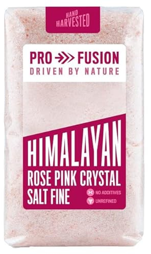 Profusion Himalayan Rose Pink Crystal Salt Fine 500 Grams (Pack of 2)
