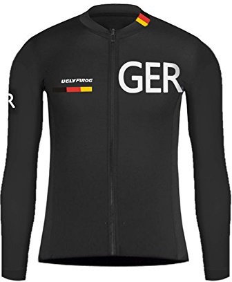 UGLY FROG 2025 Neue Sport im Freien Klassik Polyester Fahrradtrikot Frühling Herren Gemütlich Langarmtrikot Radfahren Jersey Triathlon Bekleidung