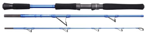 Savage Gear SGS4 Inline Bootswildrute, Angelruten, Castingruten, Raubfisch, Hecht, Barsch, Forelle, Zander, Unisex, Schwarz, 1.90m | 200-600g