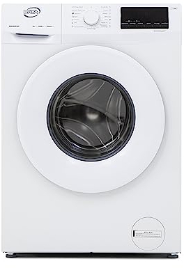 Daya Lavatrice DHLB8014V, Motore Inverter, Programmi Vapore, 8 kg, 1400 giri/minuto, Classe Energetica A, Display LCD, 15 Programmi, Funzione Pausa e Aggiungi, Esclusione Centrifuga