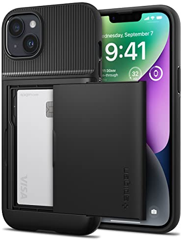 Spigen Slim Armor CS Designed for iPhone 14 Case (2022) [Military-Grade Protection] - Black