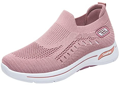 Allbestop Pantoufles Antidérapantes pour Femmes Et Hommes,Sneakers Basses Femme Cuir Basket Fille 36 Sabot Jardin Femme Chaussures Pieds Homme Chaussure Moto(Rose,40)
