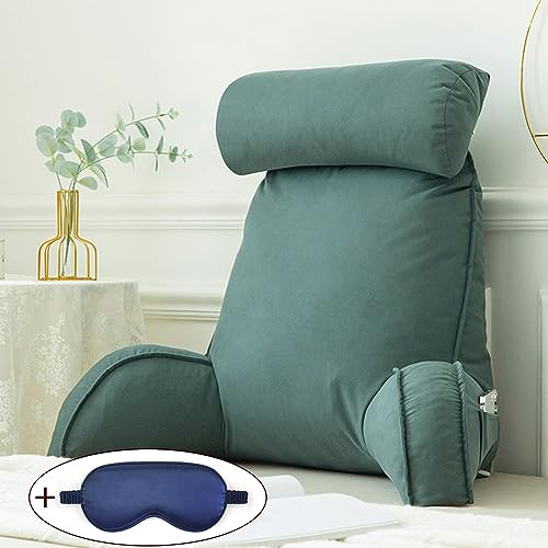 XIBANY Lesekissen Rückenkissen Bücherkissen,Ergonomisch geformtes Keilkissen Plus kuscheliges Sofakissen,Ideal als Rückenstütze für mehr Halt und Komfort von Rücken,Kopf und Nacken