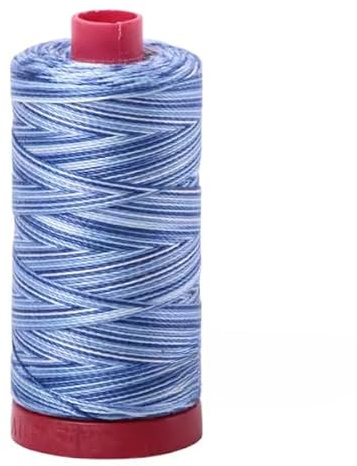 Aurifil 12wt Mako bomullstråd (356 yds), storm till sjöss - 4655
