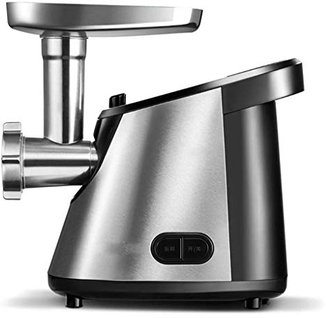 HAVVMK Picadora de Carne eléctrica, picadora de Carne, embutidora de Salchichas, picadora de Alimentos eléctrica, Cuchillas de Acero Inoxidable, Placas