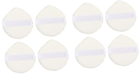 Healeved 8piezas Esponjas De Maquillaje Húmedo y Seco Puff Para Base y Diseño Forma De Aleatorios De Para Cosméticos