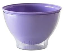 Bamboo Sea Ciotole per la frutta, Vassoio For Frutta, Cestello Scolapiatti, Lavaggio Frutta, Cesto For Frutta A Doppio Strato, Cucina Multifunzionale Addensata Ciotole per la frutta da tavolo(Purple)