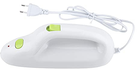 Aoresac Cuchilla Eléctrica para Pan, Cuchillo Eléctrico para Pan de Doble Hoja de Acero Inoxidable, Súper Afilado, de Alta Eficiencia y Conveniente, Fácil de Operar e Instalar,