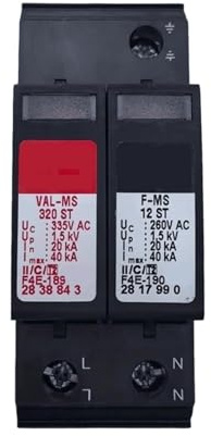 Ya Surge Arrester Type 2 SPD 5772061 VAL-MS 320/1+1 DIN Rail Lightning Protection .so