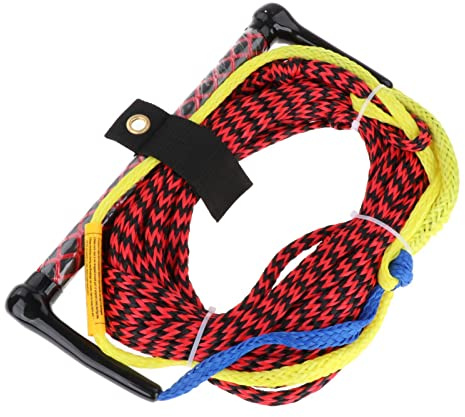 Amagogo Cuerda de Esquí Acuático para Esquí Acuático Wakeboard Kneeboard Asa Flotante Material Resistente Adecuado para Deportes Acuáticos Diversión