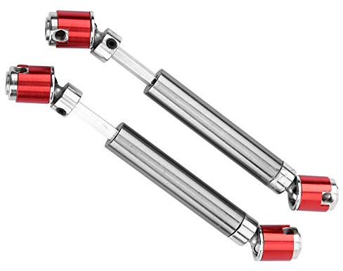 Ejes de Transmisión CVD para SCX10, CC01, D90, 110-155mm, 2 Piezas de Acero Inoxidable, Recambio para Vehículos de Crawler RC y Modelismo